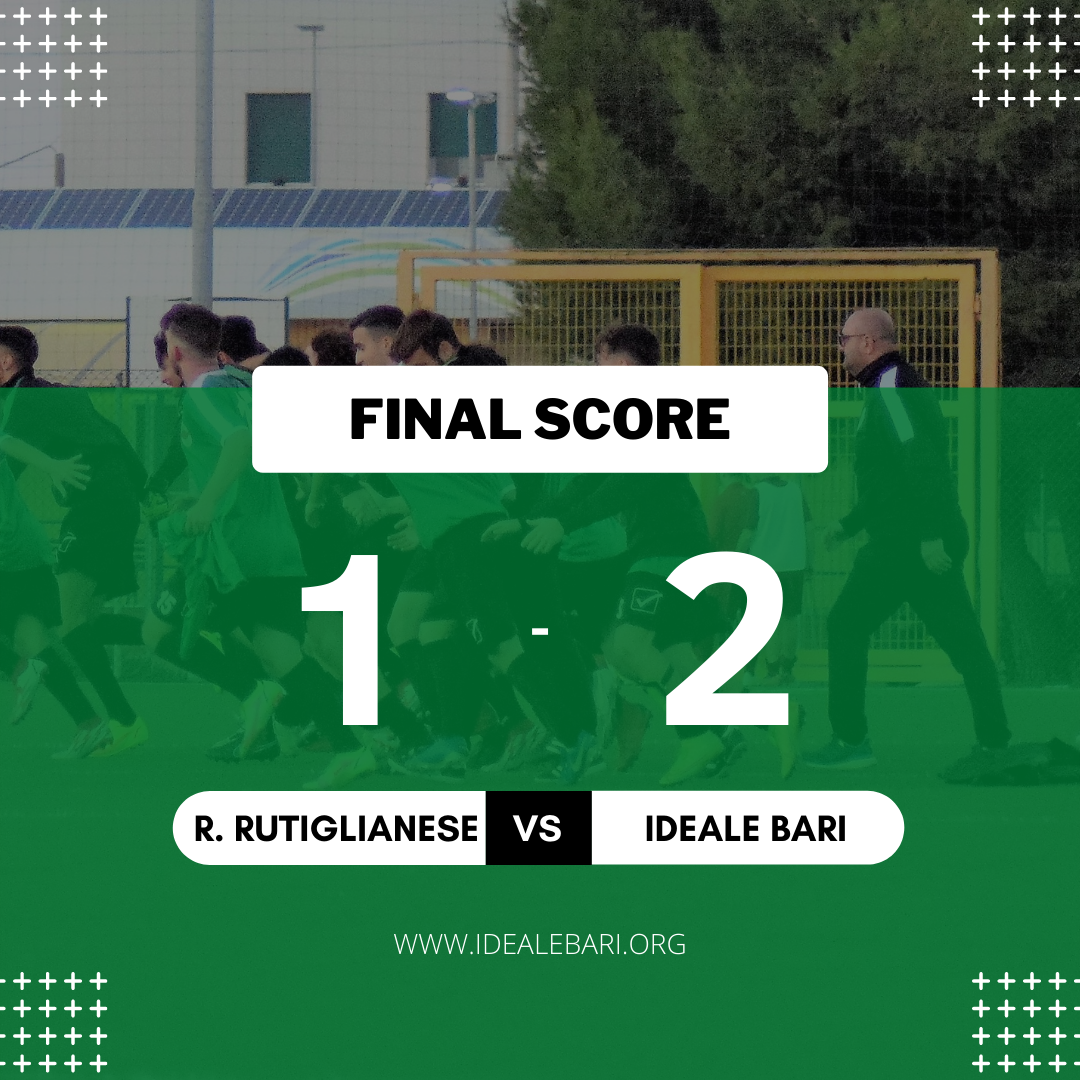 SUCCESSO PER LA NOSTRA JUNIORES A RUTIGLIANO