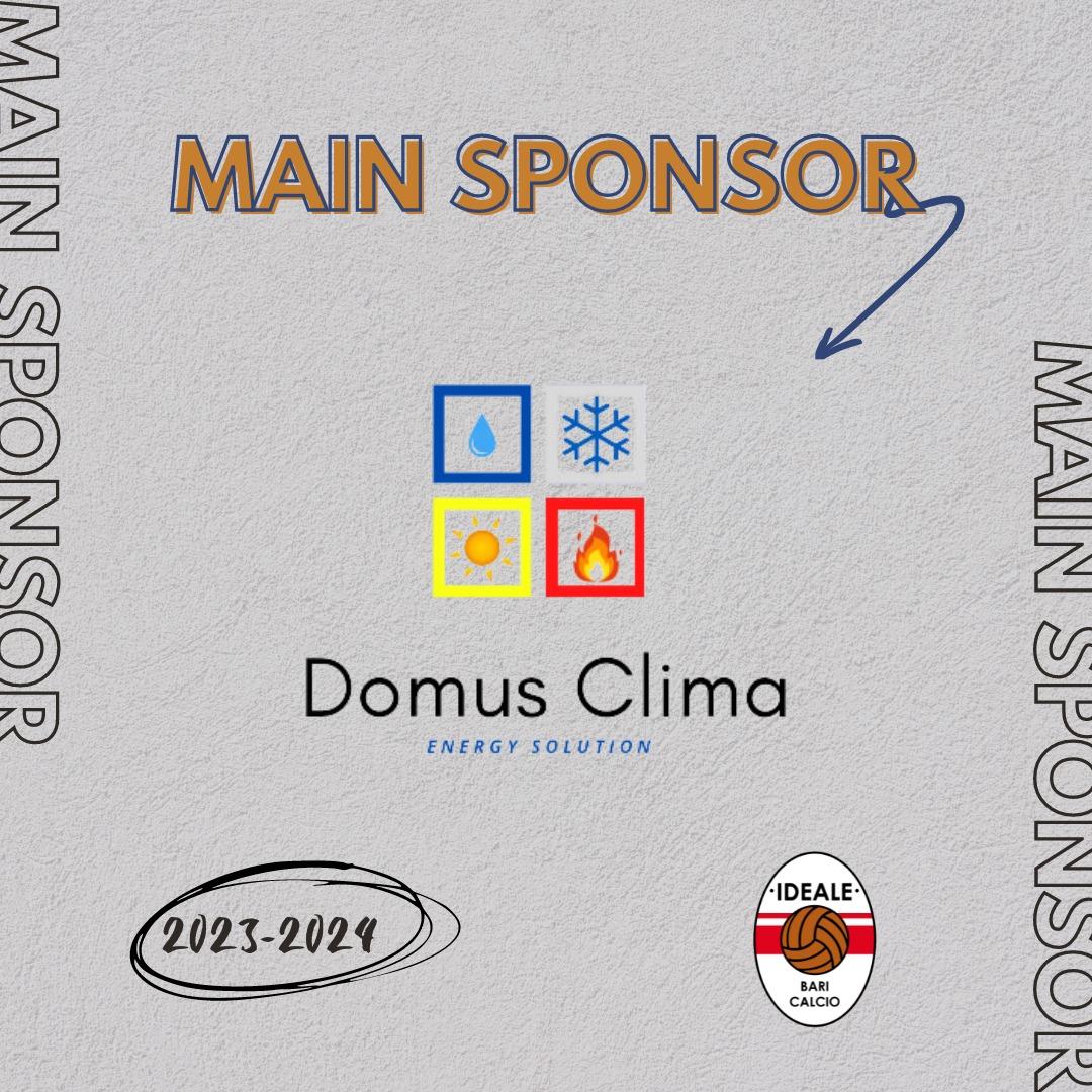 DOMUS CLIMA NUOVO SPONSOR DELL' ASSOCIAZIONE IDEALE BARI