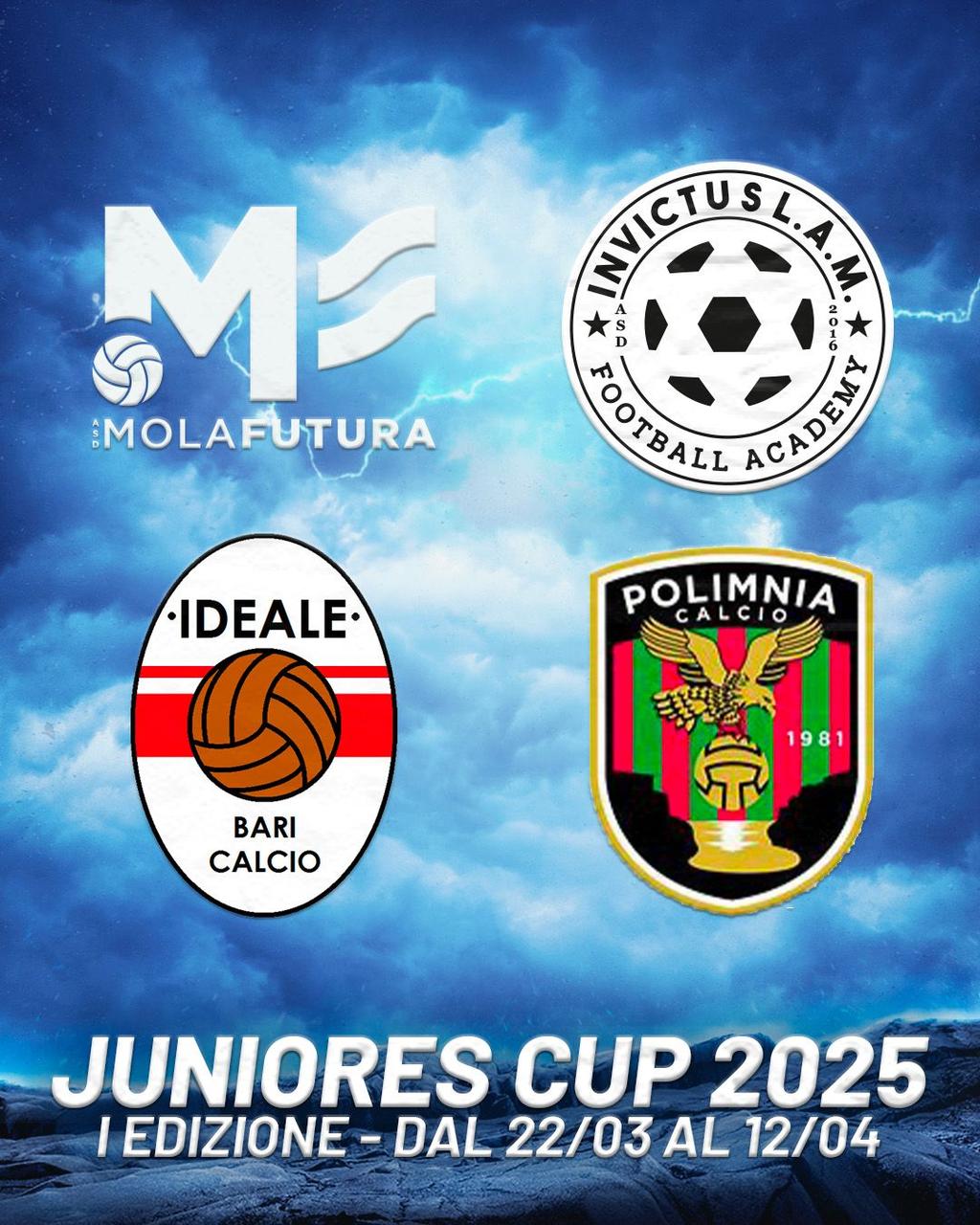 JUNIORES CUP 2025, PRIMA EDIZIONE, AL VIA IL QUADRANGOLARE