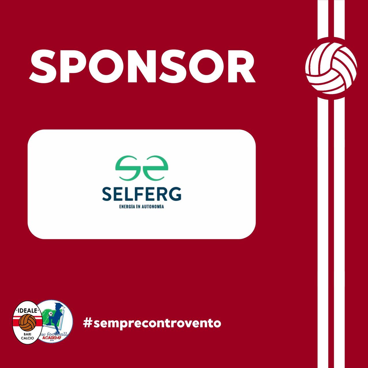 SELFERG NUOVO MAIN SPONSOR DELLA NOSTRA ASSOCIAZIONE