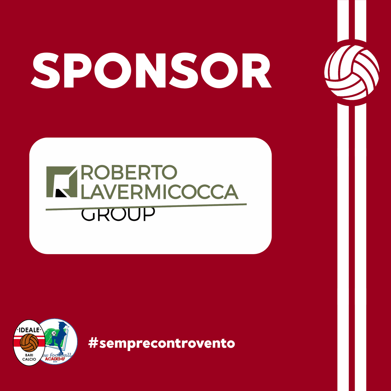 ROBERTO LAVERMICOCCA NUOVO GOLD SPONSOR DELLA NOSTRA ASSOCIAZIONE