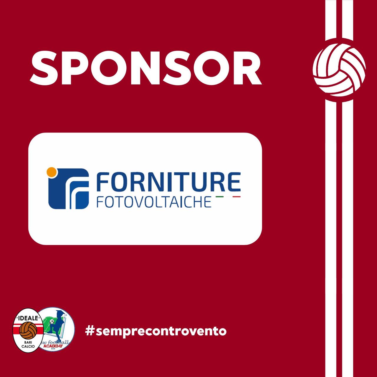 FORNITURE FOTOVOLTAICHE NUOVO MAIN SPONSOR DELLA NOSTRA ASSOCIAZIONE