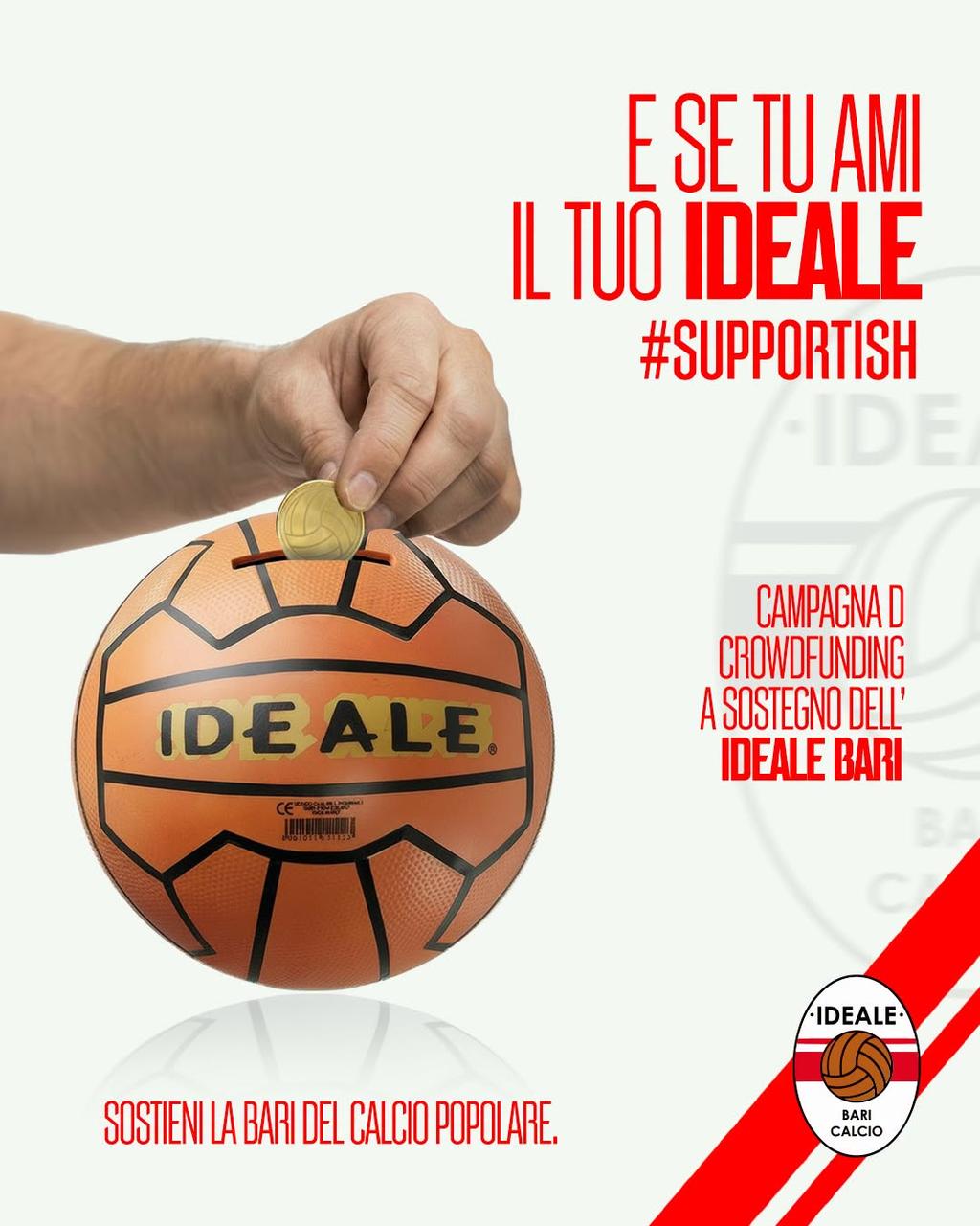 CROWDFUNDING STAGIONE 2026-2027: SUPPORTA L'IDEALE BARI!