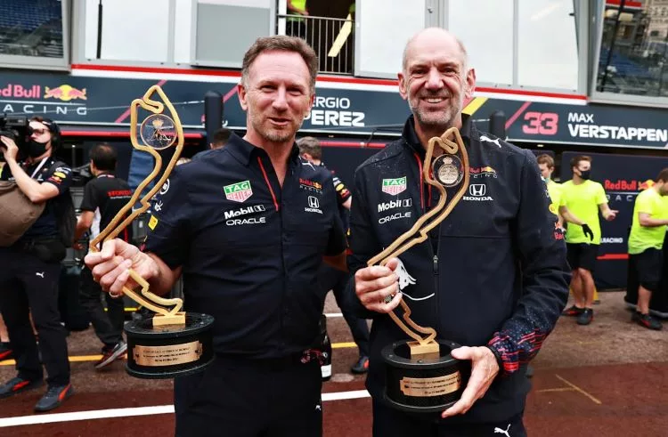Christian Horner e Adrian Newey in Red Bull