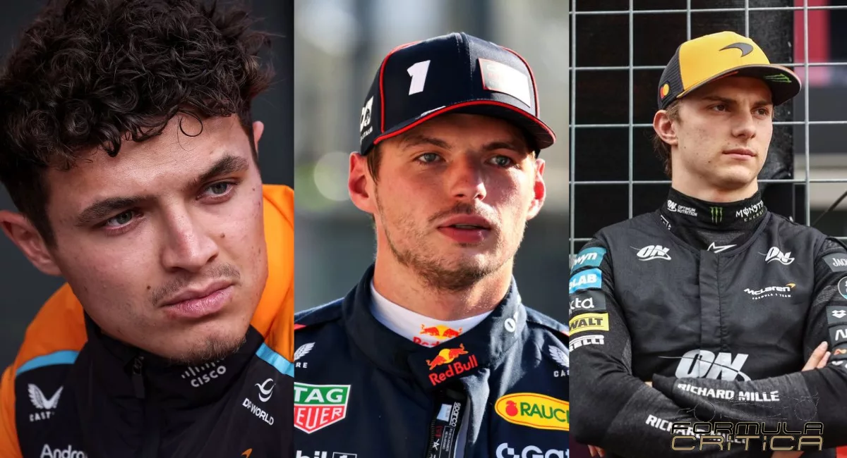 F1 2025 Lando Norris, Max Verstappen, Oscar Piastri