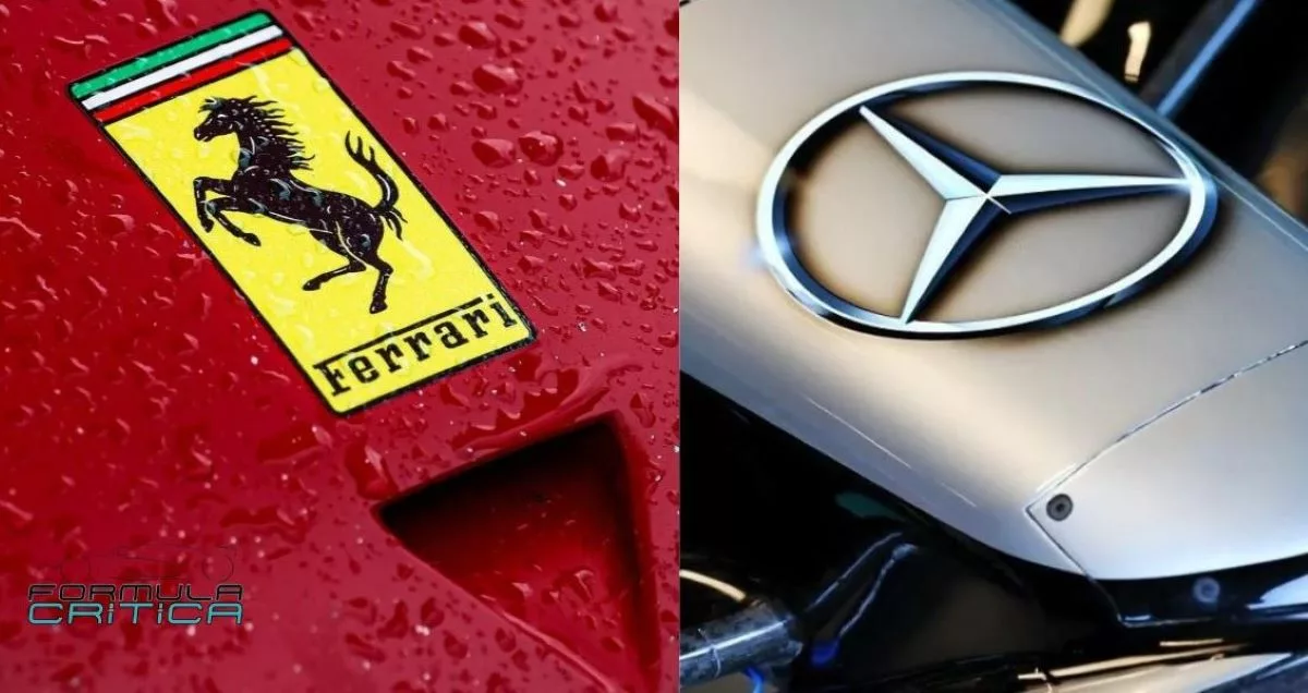 logo Ferrari - Mercedes