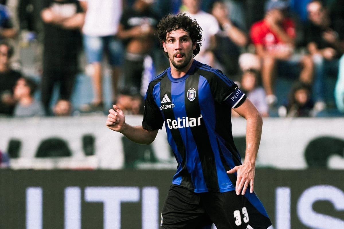 Arturo Calabresi, difensore del Pisa