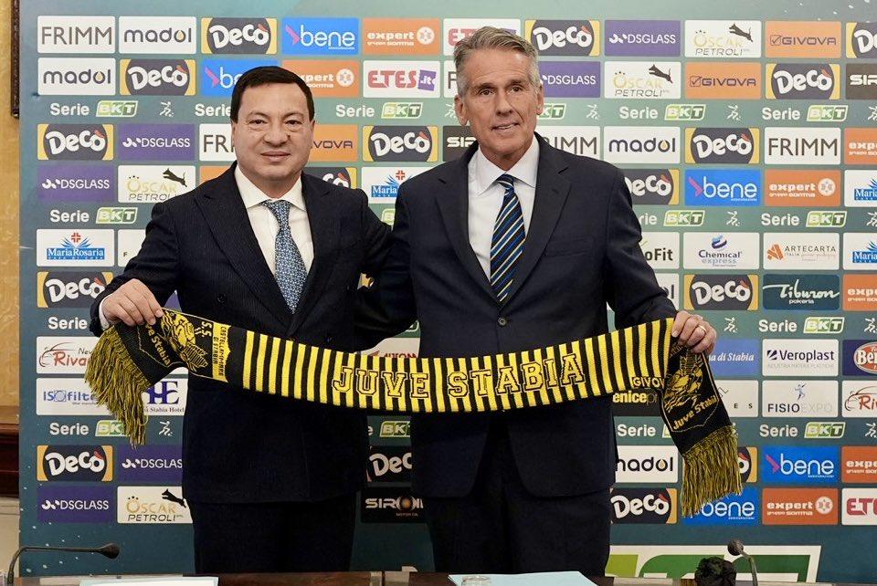 Andrea Langella e Daniel McClory al momento dell'accordo con Brera Holdings