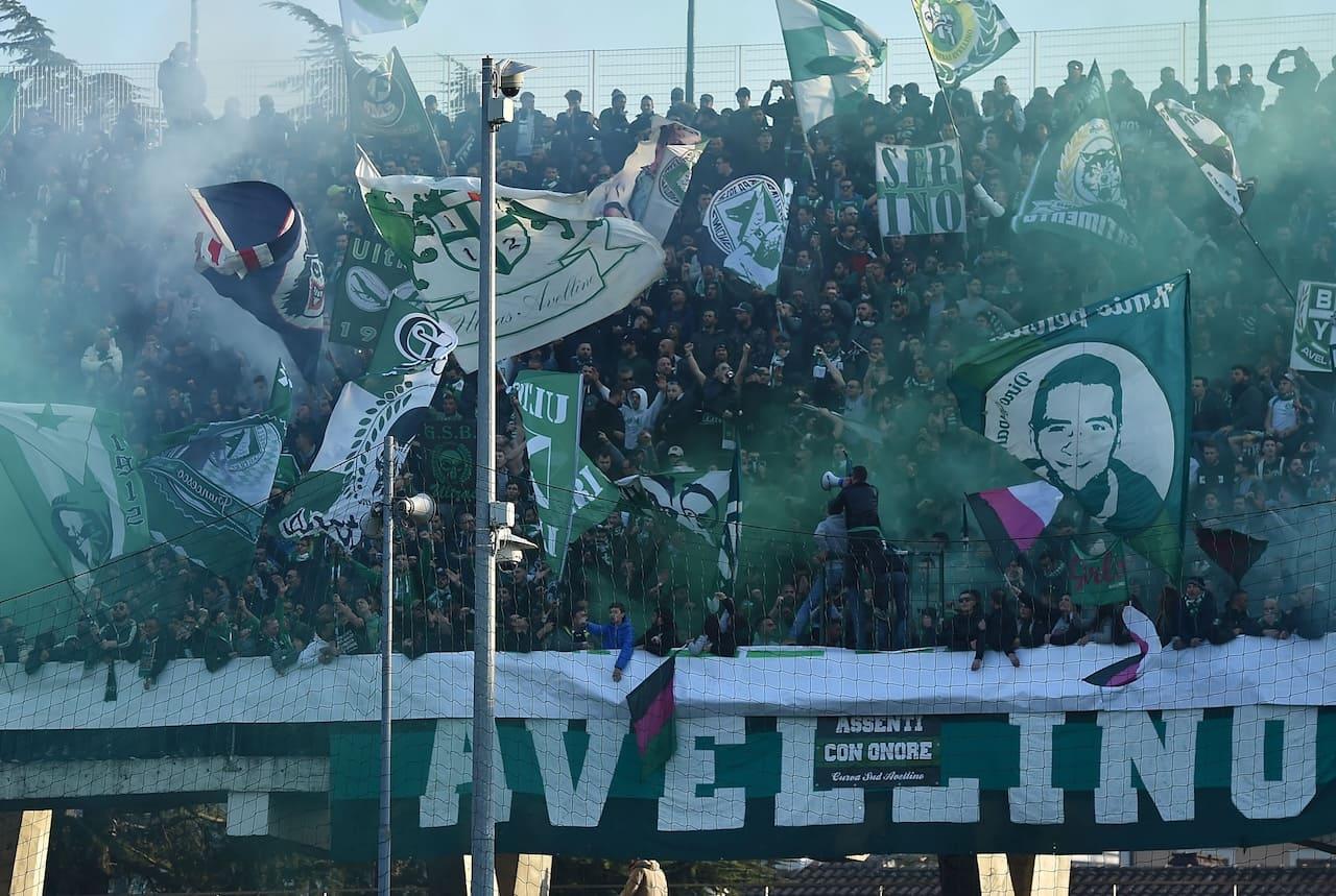 Il tifo più caldo degli irpini
