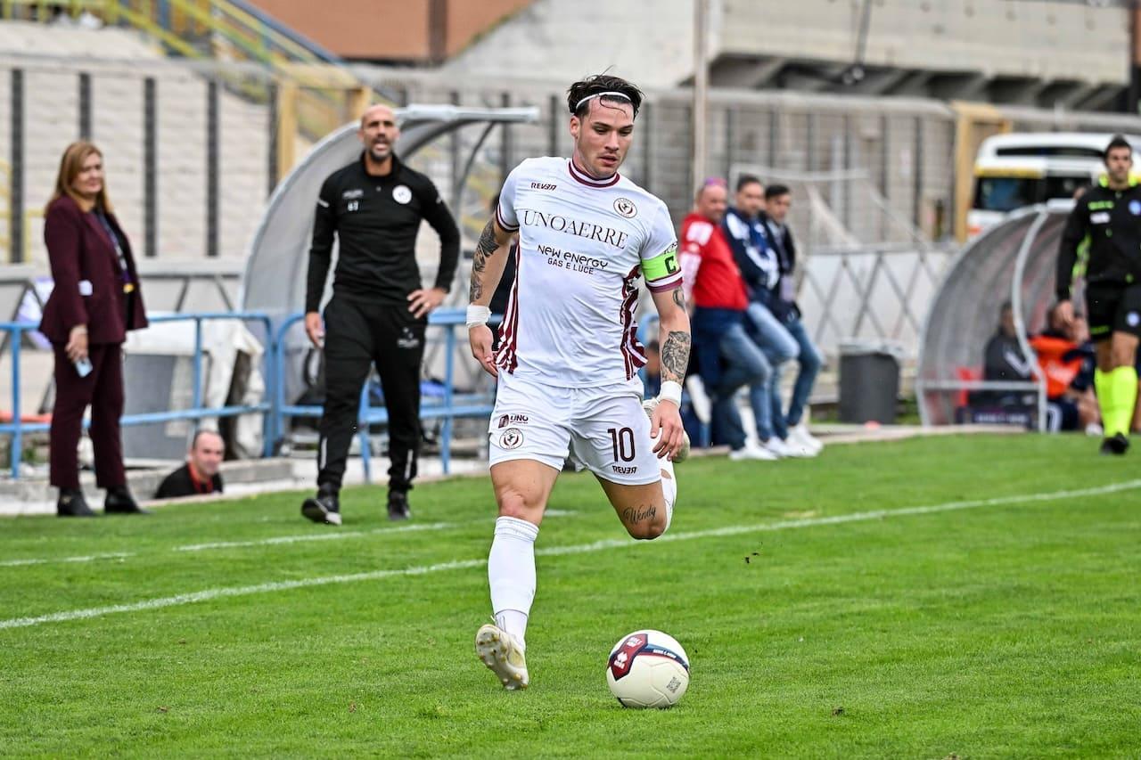 Emiliano Pattarello, attaccante dell'Arezzo