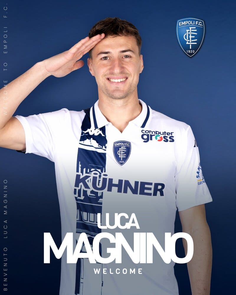 Luca Magnino, centrocampista dell'Empoli