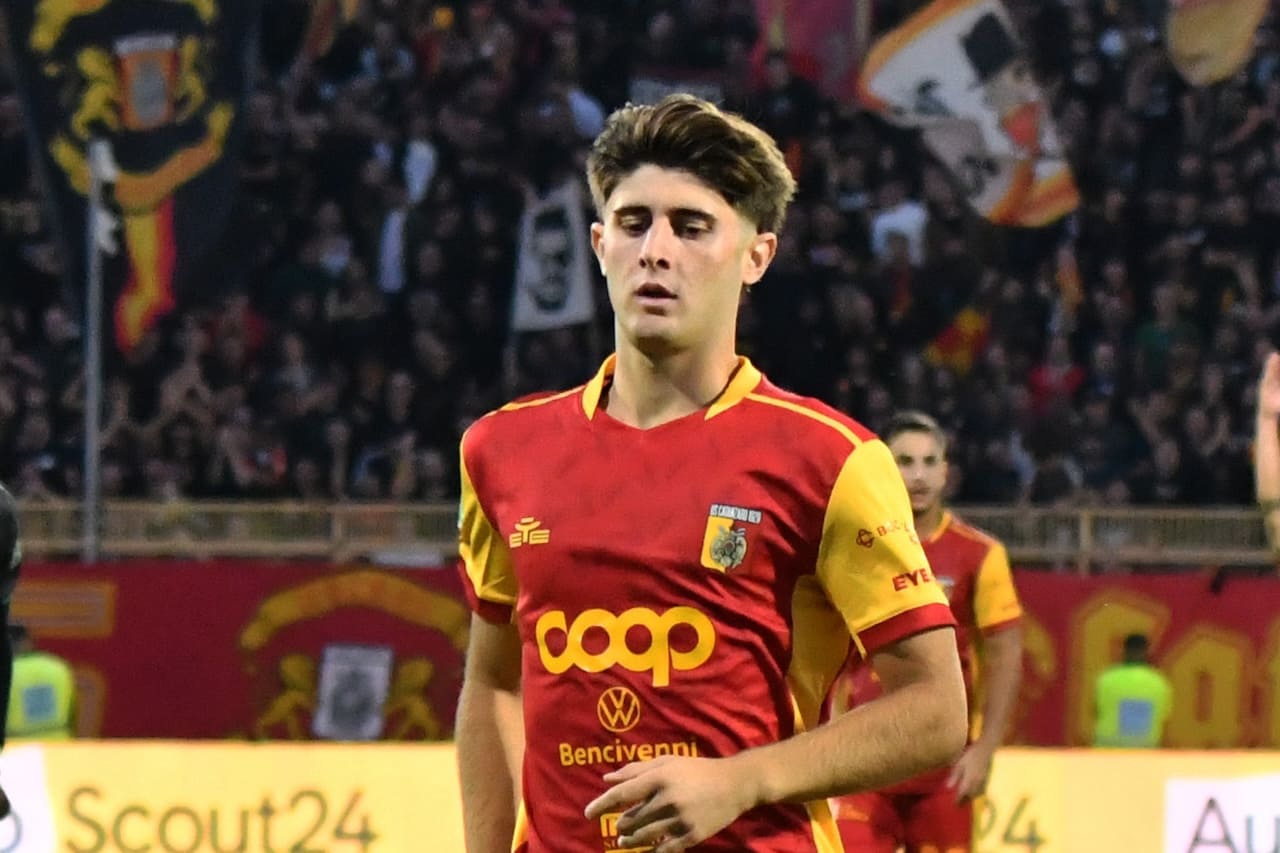 Mattia Liberali, centrocampista del Catanzaro