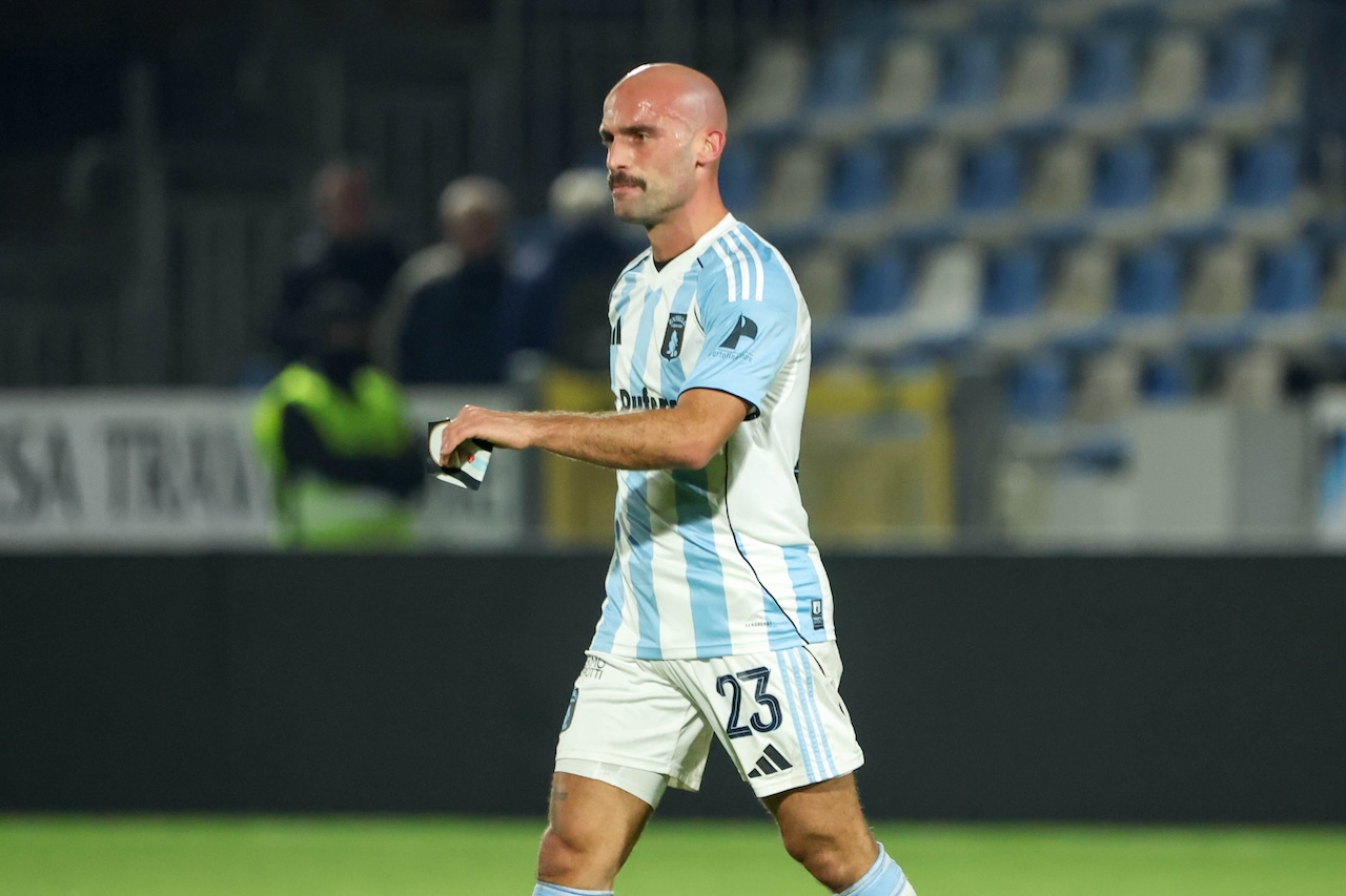 Luca Parodi, capitano dell'Entella