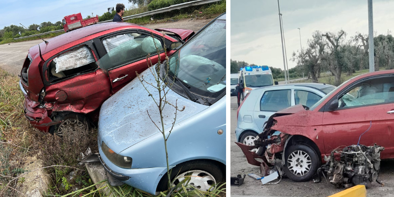 Incidente con tre feriti, due manduriani in codice rosso a Taranto