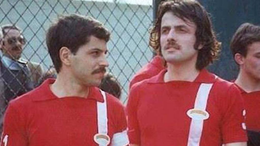 Capitan Luigi Sanseverino in compagnia di Eugenio Gamba