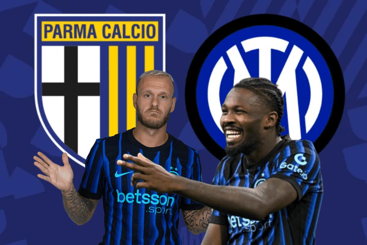 Thuram Dimarco Inter Parma